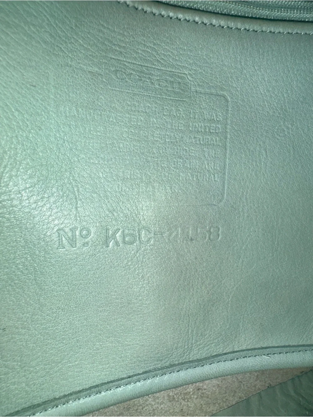 Coach vintage handle